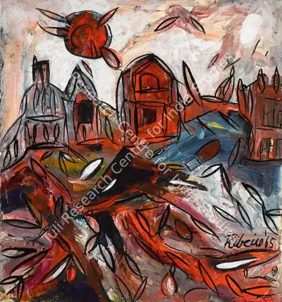 Lance Ribeiro (Artist), Untitled (Landscape), 1965, Painting