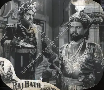 Sohrab Modi (Producer), Raj Hath, 1956, Photographic Still