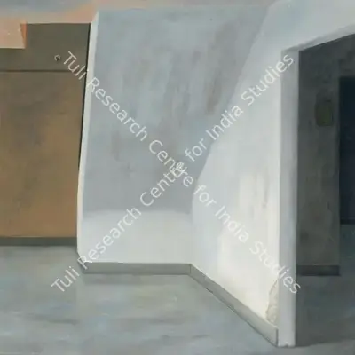 Atul Dodiya (Artist), Below the Staircase, 1989, Painting
