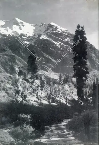 D.R.D. Wadia (Photographer), The Snow Covered Mountains, Contemporary Photograph
