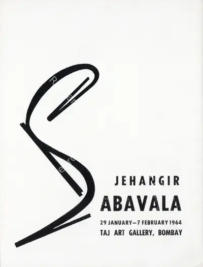 Jehangir Sabavala (Artist), Jehangir Sabavala, 1964, Solo Exhibition Catalogue