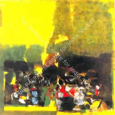 S.H. Raza (Artist), Summer-I, 1968, Painting