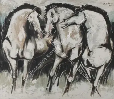 B. Vithal (Artist), Untitled, 1986, Painting