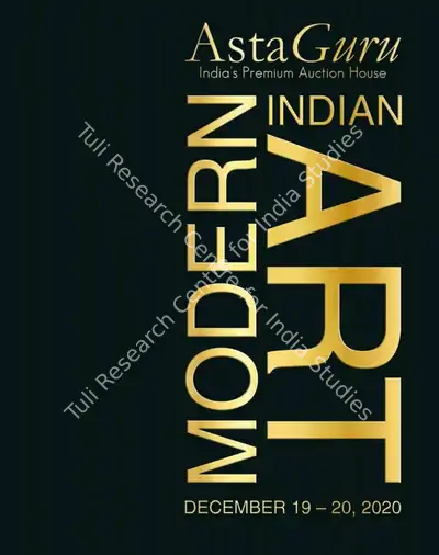Asta Guru (Auction House), 
Modern Indian Art, 2020, Auction Catalogue
