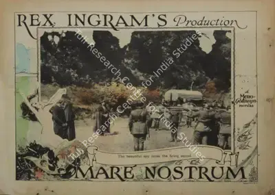 Rex Ingram (Producer), Mare Nostrum, 1926, Lobby card