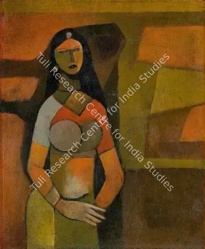 Bimal Dasgupta (Artist), Untitled, 1955, Painting