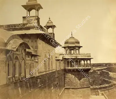 Felice Beato (Photographer), The Summun Bourj in the fort of Agra, 1859, Antiquarian Photograph