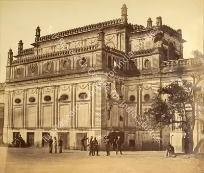 Felice Beato (Photographer), The Begum Kothi, Lucknow, 1858, Antiquarian Photograph