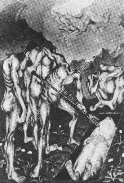 A. Ramachandran (Artist), Grave Diggers, 1977, Painting