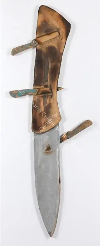 Hema Upadhyay (Artist), Knife Edge Critical, Painting