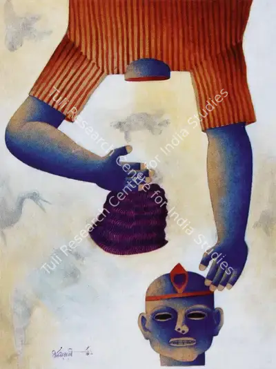 Dharmanarayan Dasgupta (Artist), Untitled, 1999, Painting