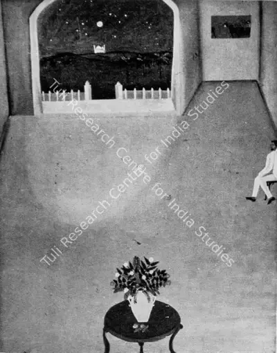 Bhupen Khakhar (Artist), Interior, 1969, Painting