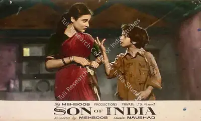 Mehboob (Producer), Son Of India, 1962, Lobby Card