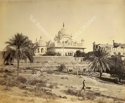 Studio Samuel Bourne & James Craddock (Photographic Studio), Ranjeet Singh's Tomb, Lahore, Antiquarian Photograph