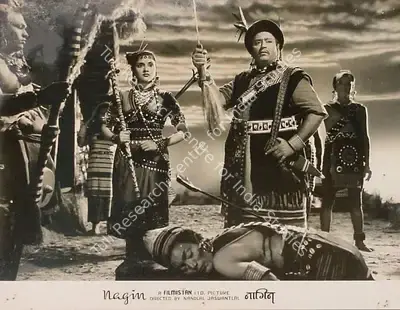 Nandlal Jashwantlal (Director), Nagin, 1954, Lobby Card