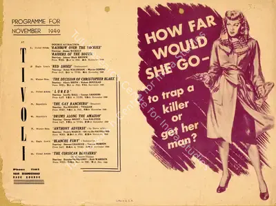 Douglas Sirk (Director), Lured, 1947, Handbill
