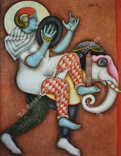 Satish Gujral (Artist), Untitled, 1997, Painting