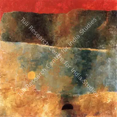 Akbar Padamsee (Artist), Metascape, 1975, Painting