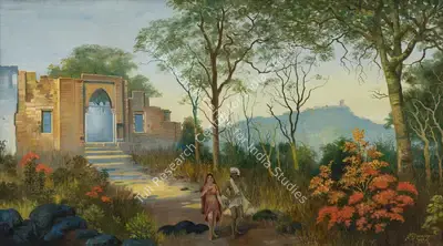 M.V. Dhurandhar (Artist), Untitled, 1934, Painting