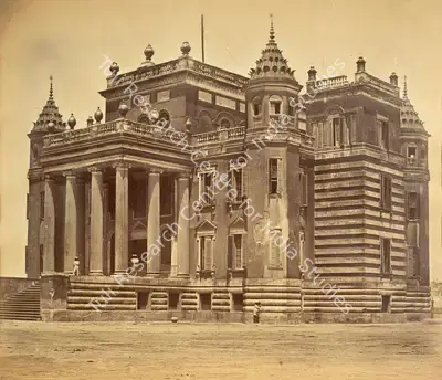 Felice Beato (Photographer), The Dilkhoosha Palace, Lucknow, 1858, Antiquarian Photograph