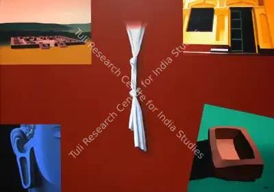 Babu Eshwar Prasad (Artist), The Flag Is Still, No Wind Blows…, 2005, Painting