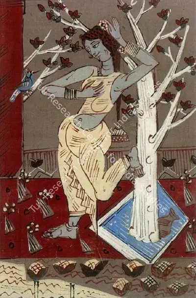 K.G. Subramanyan (Artist), Untitled, 1955, Painting