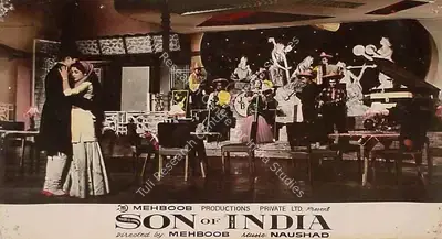 Mehboob (Producer), Son Of India, 1962, Lobby Card