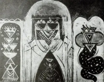 P. Gopinath (Artist), Ritual Memories, 1973, Painting