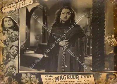R.D. Mathur (Cinematographer), Magroor, 1950, Lobby Card