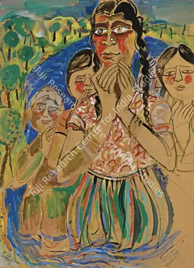 Paritosh Sen (Artist), Untitled, 1998, Painting