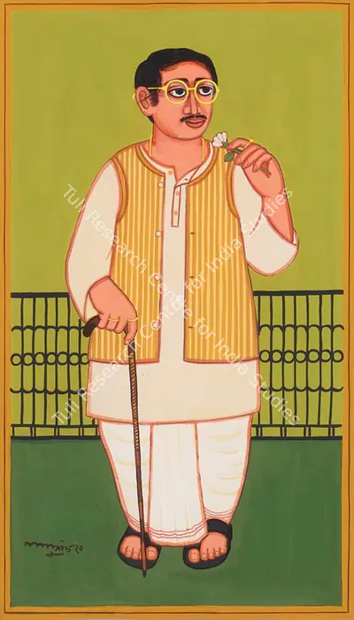 Lalu Prasad Shaw (Artist), Phul Babu - 1, 2020, Painting