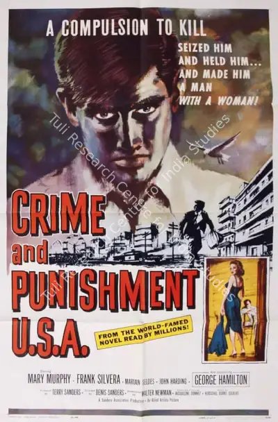 Terry Sanders (Producer), Crime and Punishment U.S.A., 1959, Poster
