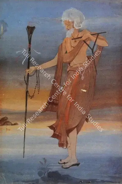 M.A.R. Chughtai (Artist), Gusain Tulsidas, Painting