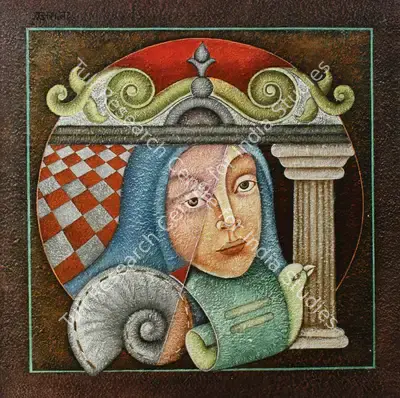Satish Gujral (Artist), Untitled, 1998, Painting
