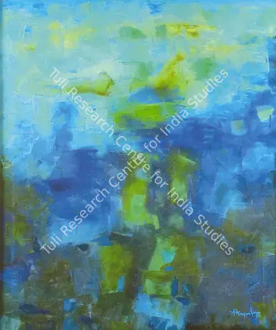 K.M. Adimoolam (Artist), Untitled, 1993, Painting