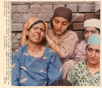 Meraj (Photographer), Del07C: Kashmir; Srinagar, India, 15Aug90, 1990, Contemporary Photograph