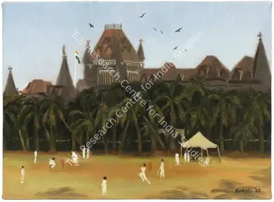 Sakshi Kapoor (Artist), Oval Maidan, 2025, Painting