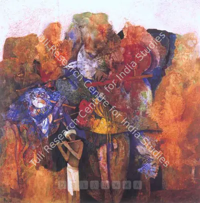 Arup Das (Artist), Untitled, Painting