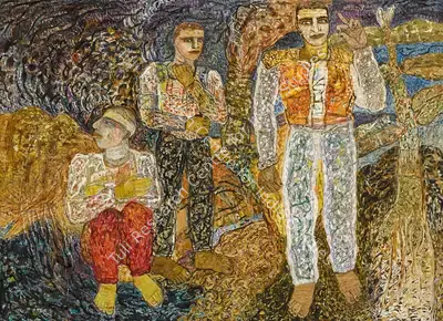 Jayashree Chakravarty (Artist), Untitled, 1989, Painting