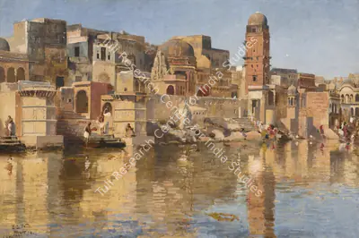 Edwin Lord&nbsp;Weeks (Artist), Muttra (Mathura), 1883, Painting