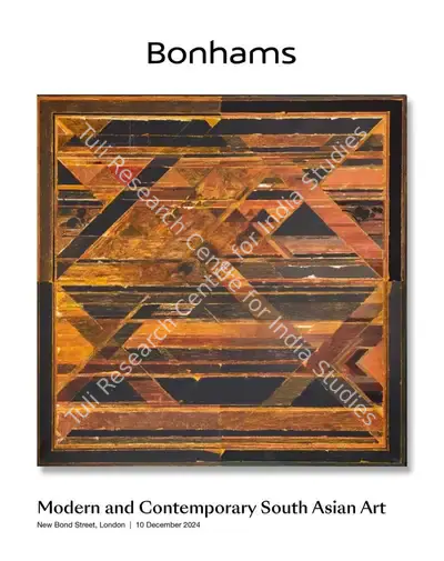 Bonhams (Auction House), Modern and Contemporary South Asian Art, 2024, Auction Catalogue