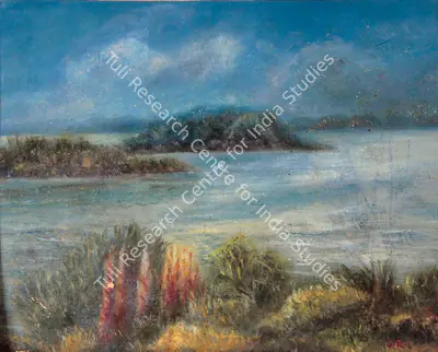 Jamini Roy (Artist), Landscape, 1919, Painting