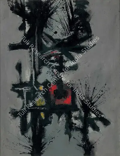 Ahmed Parvez (Artist), Final Flourish of an Image, 1959, Painting