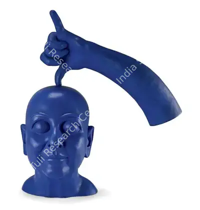 Navjot (Artist), Who is Measuring Whom, 2006, Sculpture