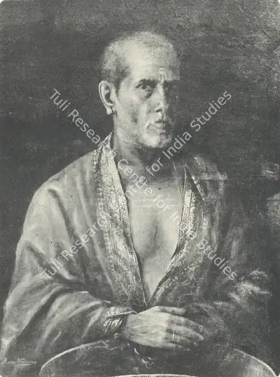 Raja Ravi Varma (Artist), Uncle of the Artist, Painting