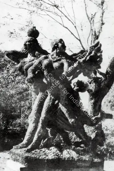 Ramkinkar Baij (Artist), To the Mill, Sculpture