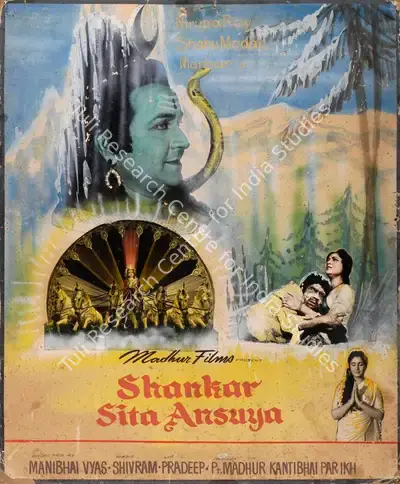 Kantibhai Parikh (Producer), Shankar Sita Ansuya, 1965, Showcard