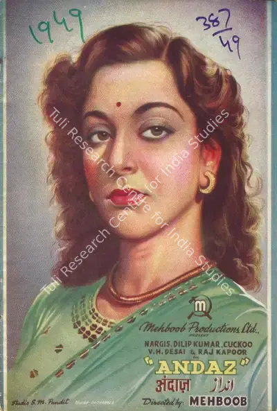 Mehboob (Producer), Andaz, 1949, Song-Synopsis Booklet