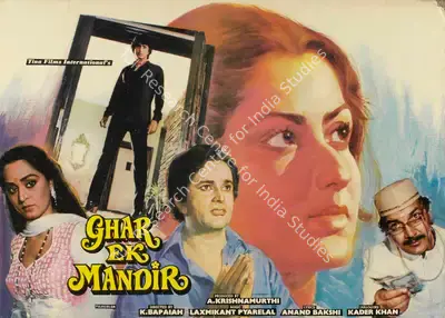 A. Krishnamurthi (Producer), Ghar Ek Mandir, 1984, Lobby Card