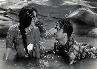 Apurba Bhattacharjee (Cinematographer), Mujhe Jeene Do, 1963, Photographic Still